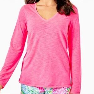 Lilly Pulitzer Etta Long Sleeve Top size medium NWT